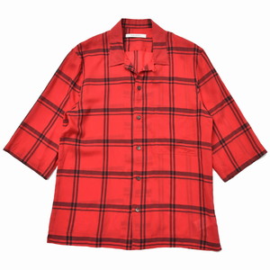 COVERT(コーベルト)<br>リヨセルコットンチェックオーバーペーンオープンカラーシャツ MM5078 11091400025