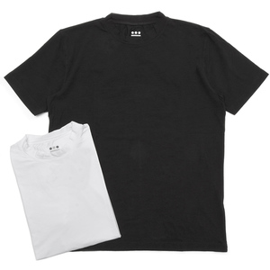 three dots(スリードッツ)<br>スーピマコットンストレッチスムースS/Sクルーネックカットソー JC1026MY 12191001020