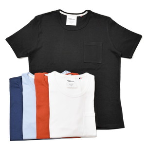 MASION CORNICHON(メゾン コルニション)<br>コットンクルーネックS/Sカットソー 12191400136