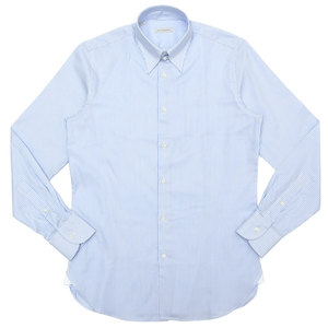 GUY ROVER(ギ ローバー)<br>コットンピンオックスロンドンストライプタブカラーシャツ W2800/592205 11192202027