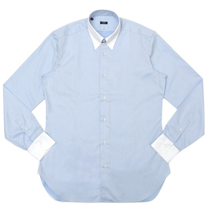 BARBA(バルバ)<br>TAB コットンツイルソリッドタブカラーシャツ I/6870/U 11192209022