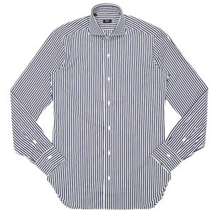 BARBA(バルバ)<br>406 コットンブロードロンドンストライプワイドカラーシャツ I/5961/U 11192202022