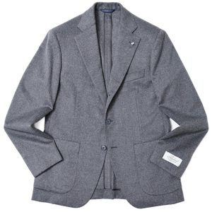 Belvest(ベルベスト)<br>カシミアフランネルソリッド3Bジャケット JACKET IN THE BOX G10307-23800 17016200006