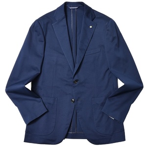 Belvest(ベルベスト)<br>コットンジャージソリッド3Bジャケット JACKET IN THE BOX G10647/211 17021200020