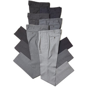 INCOTEX(インコテックス)<br>SLIM FIT SUPER100'sウールトロピカルソリッド1プリーツテーパードパンツ 1T0031-5006T 13021201052