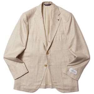 Belvest(ベルベスト)<br>シルクスラブマイクロシャドーチェック3Bジャケット JACKET IN THE BOX G10307/5211 17021200006