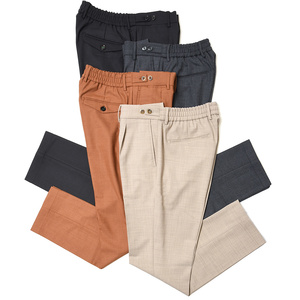 BERWICH(ベルウィッチ)<br>BERTOベルト ウォッシャブルストレッチウールサージ1プリーツバックシャーリングテーパードパンツ BN6000X 13022000039