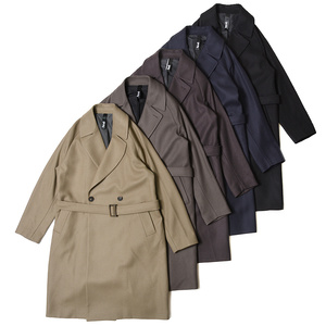 Hevo(イーヴォ)<br>BRINDISIブリンディジ ウールナイロンソフトメルトン2Bダブルブレストベルテッドコート BRIN725K 14122003109