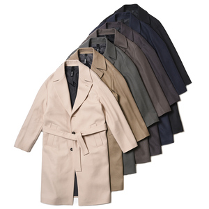 Hevo(イーヴォ)<br>OSTUNIオストゥーニ ウォーターレペレントウールナイロンソフトメルトンベルテッドアルスターコート OSTU725K 14122004109