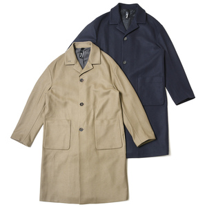 Hevo(イーヴォ)<br>CONVERSANOコンヴェルサーノ ウールナイロンソフトメルトンバルカラーコート CAVA725 14122008109