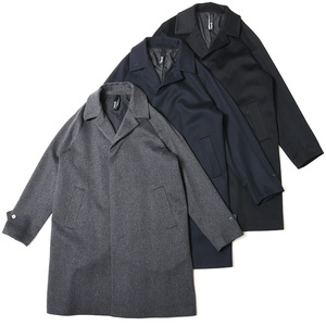 Hevo(イーヴォ)<br>AMASTUOLAアマストゥーラ ウールフランネルソリッドバルカラーコート AMAS830 14126000109
