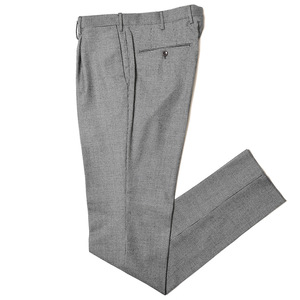 INCOTEX(インコテックス)<br>SLIM FIT ウールサキソニーハウンドトゥース1プリーツテーパードパンツ 1T0031-1783J 13026200052