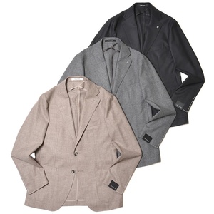 TAGLIATORE(タリアトーレ)<br>MONTECARLOモンテカルロ ストレッチウールサキソニー2Bジャケット 2SMJ22K/550012 17032006054