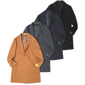 TAGLIATORE(タリアトーレ)<br>ウールカシミアフランネルチェスターフィールドコート C-GUJI13X/350001 14132003054