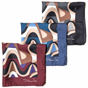 Stefano Cau(ステファノ カウ)<br>シルクツイルオプティカルプリントチーフ POCHTTO/S3038 18632201027