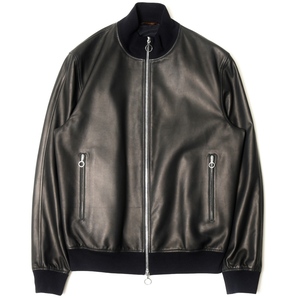 SERAPHIN(セラファン)<br>WEST POINTウエストポイント ラムレザージップブルゾン 14241002025