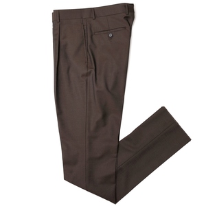 CARUSO(カルーゾ)<br>ウールモヘアピンヘッド1プリーツテーパードパンツ C518AZ/PEOJ06 13041002025