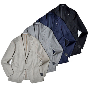 TAGLIATORE(タリアトーレ)<br>DAKARダカール SUPER110'sストレッチウールホップサック2Bジャケット 060069 17051003054