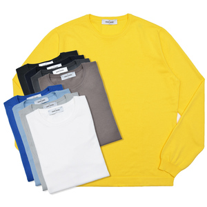 GRAN SASSO(グランサッソ)<br>12ゲージソフトコットンクルーネックニット 58136/18120 16051002035