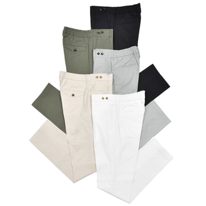 BERWICH(ベルウィッチ)<br>BERTOベルト ストレッチコットンナイロンツイル1プリーツバックシャーリングテーパードパンツ TECH01 13051005039