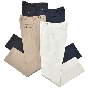 BERWICH(ベルウィッチ)<br>BERTOベルト ストレッチコットンツイル1プリーツバックシャーリングテーパードパンツ CK1790X 13051004039