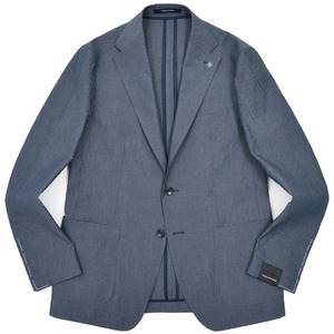 TAGLIATORE(タリアトーレ)<br>DAKARダカール コットンストレッチシアサッカー2Bシングルジャケット 770125 17051011054