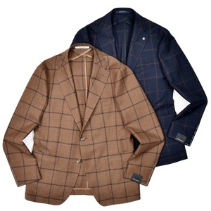 TAGLIATORE(タリアトーレ)<br>MONTECARLOモンテカルロ ウールサージウインドーペーン2Bジャケット 1SMC22K/20174 17052002054