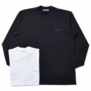 MARNI(マルニ)<br>コットンハイネックL/Sロゴカットソー HUMU0242X0 UTCZ57 12021400138