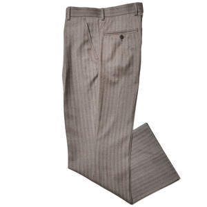 Casely Hayford(ケイスリー ヘイフォード)<br>TAMAR ウールポリエステルヘリンボーン1インプリーツフレアパンツ 175-60971003 13025400065